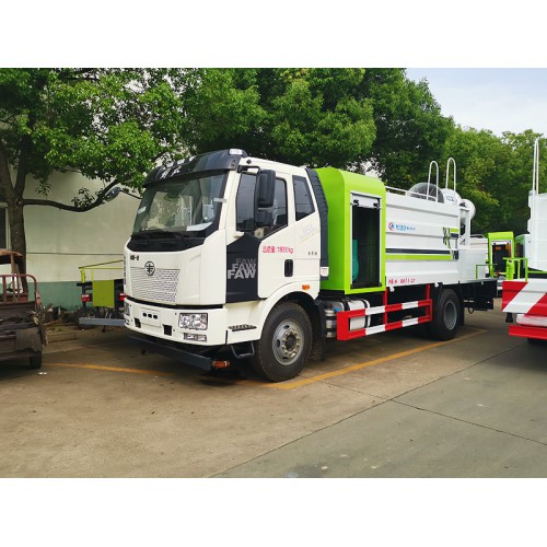 12方解放J6抑塵車 綠化噴灑車 12方灑水車 霧炮車