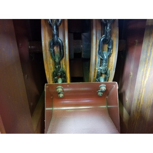 圓環鏈式提升機 碳鋼料斗提升機