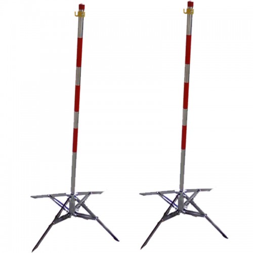 圍欄網支架 可收縮支架 傘式支架圍欄 絕緣軟質圍欄