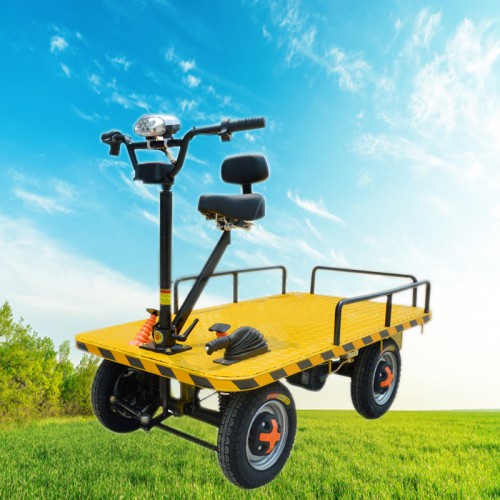 電動平板車  車間廠區搬運車  工地倉庫拉貨電瓶車