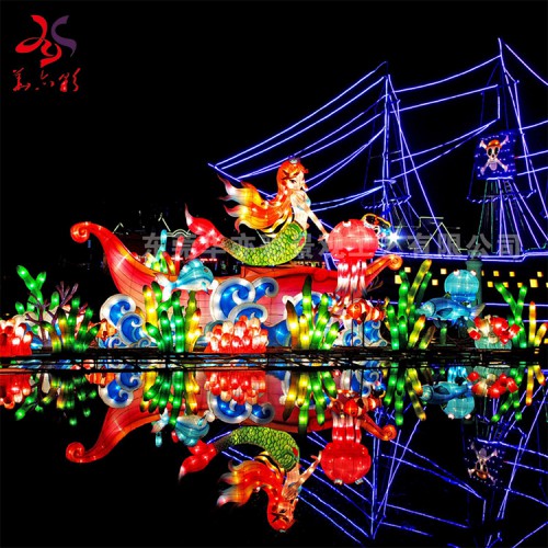 華亦彩自貢大型燈會(huì)工程定制廠家中秋節(jié)彩燈花燈定制圖紙?jiān)O(shè)計(jì)