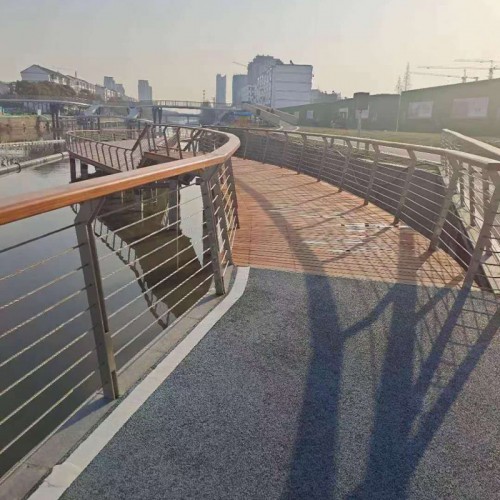 繩索護欄 不銹鋼繩索護欄 河道景觀繩索護欄