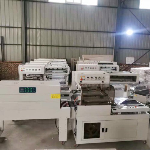 敬賢 刀架熱收縮膜包裝機 全自動薄膜包裝機 一套價格