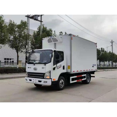 解放虎VN國六錫柴130馬力藍(lán)牌不超重冷藏車