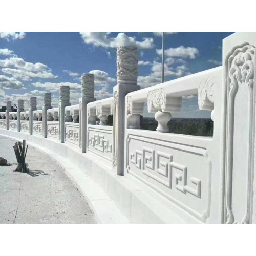 橋梁石欄桿 橋梁面石欄桿 陽臺石欄桿 漢白玉 仿古