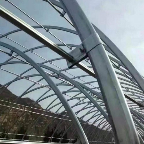 雙層鋼架大棚 鋼架大棚的造價 花卉大棚鋼管骨架
