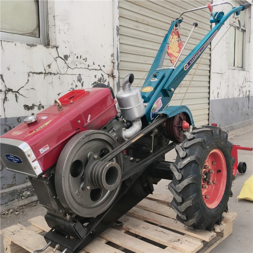 8-25馬力柴油手扶拖拉機 小型電啟動兩輪拖拉機 家用旋耕機