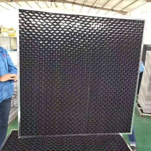 閉式冷卻塔進風格柵 PVC散熱塔進風窗 河北祥慶