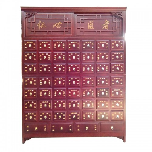實木質(zhì)圓弧幫中藥櫥柜 定制中藥斗柜 實木中藥藥柜