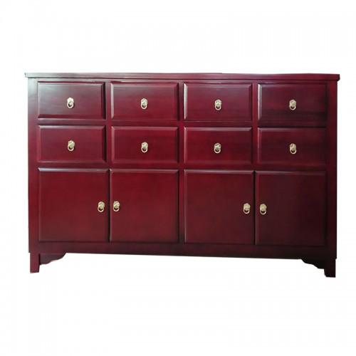 8屜四開門調(diào)劑臺 松木調(diào)劑臺