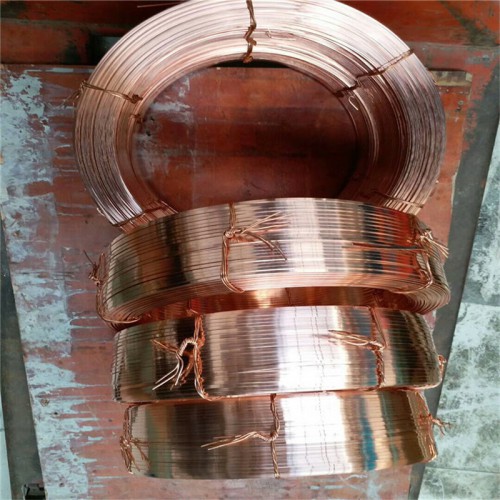 紫銅線環(huán)保C1100紫銅扁線、三角線、四方線、異形線供應(yīng)商