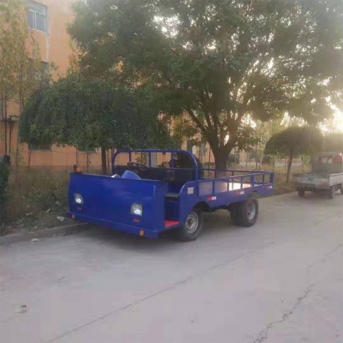 電動平板工具車  貨物轉運周轉車  車間廠區(qū)搬運車