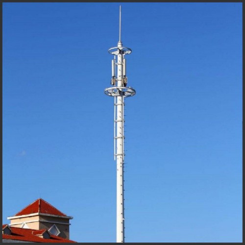 單管通訊塔 燈桿塔 5G鐵塔 智華供應(yīng)