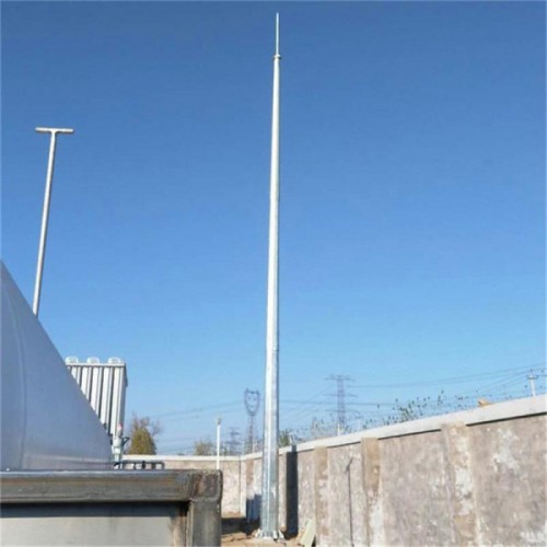 河北智華鐵塔廠家生產(chǎn)安裝30米避雷針?biāo)?樓頂避雷塔