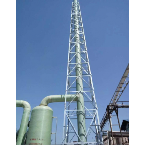 智華供應(yīng)化工廠煙囪塔 塔架 生產(chǎn)安裝為一體 熱鍍鋅