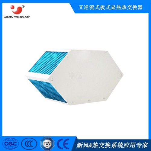 六邊形顯熱交換器 可定制任意尺寸 工業(yè)生產(chǎn)改造烘干設備