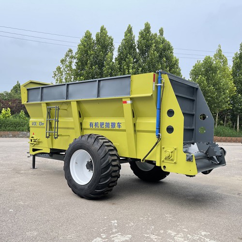 大連雨林單軸橫式絞龍撒肥機 畜禽糞便拋撒機