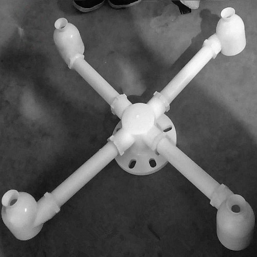 懸壺式噴霧噴頭 4噴式無填料塔噴霧噴頭 ABS材質