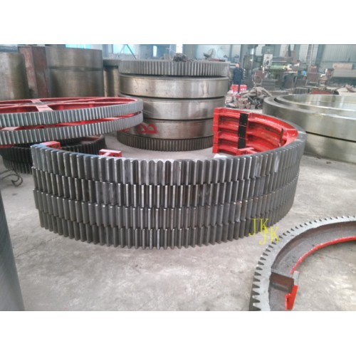 耐磨損滾齒 三包轉鼓造粒機 大齒輪小齒圈鑄鋼輪帶