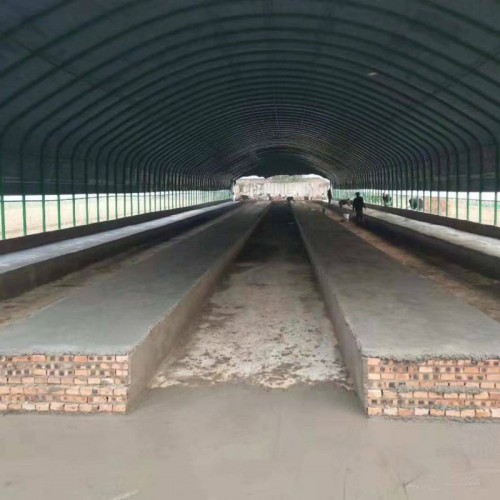 簡易雞棚 300平方養(yǎng)殖大棚 土墻溫室大棚建造