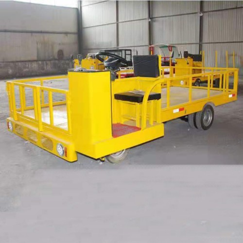 工地平板搬運(yùn)車(chē)  庫(kù)房廠區(qū)倉(cāng)儲(chǔ)轉(zhuǎn)運(yùn)車(chē)  電動(dòng)平板車(chē)