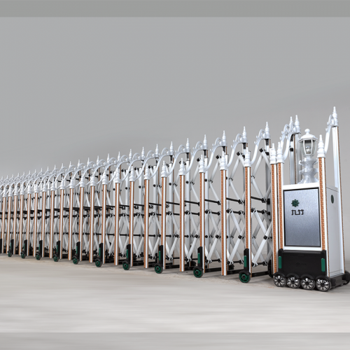 經典插花鑄鋁伸縮門