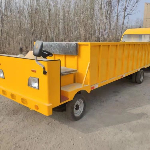 車(chē)間廠區(qū)搬運(yùn)車(chē)  工業(yè)電動(dòng)平板車(chē)  電動(dòng)平板拉貨車(chē)