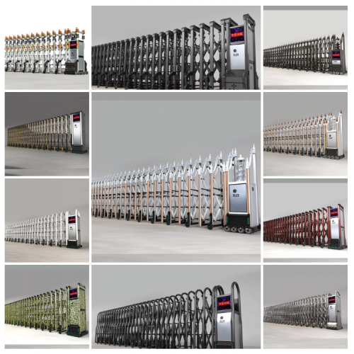 邢臺定做鐵藝大門/伸縮門/車牌識別系統