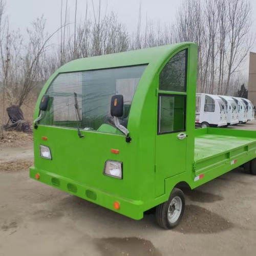 工業電動平板拉貨車  廠區搬運車  工業電動平板車