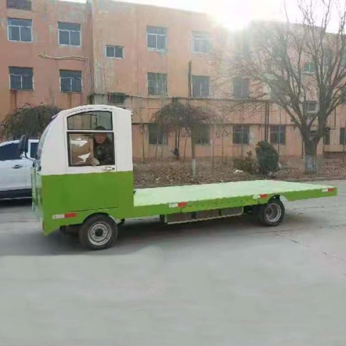 電動拉貨車  生產建筑搬運車  倉庫用電動平板車