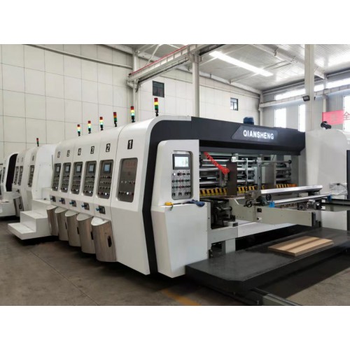 全自動高清印刷上光烘干模切機