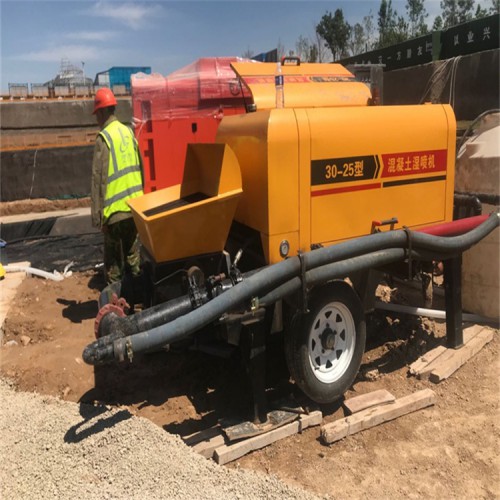 混凝土濕噴機 20-25型護坡濕噴機 環保噴涂機
