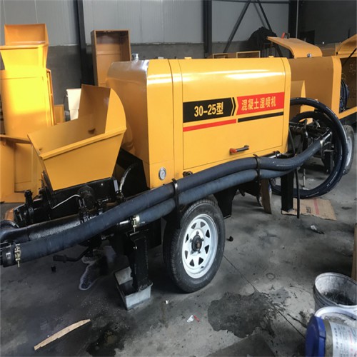 混凝土濕噴機 20-25型環保濕噴機 護坡加固濕噴機