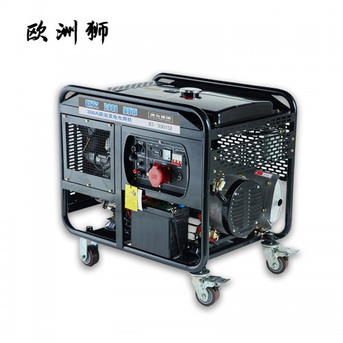 300A柴油發電電焊機 單三相發電電焊機