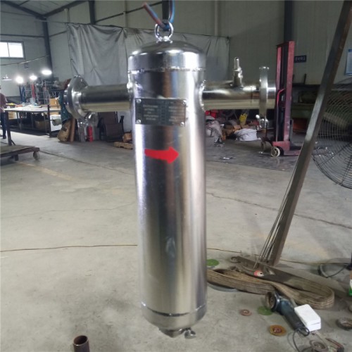 旋風(fēng)式碳鋼DN300內(nèi)螺紋法蘭連接立式氣體凈化水汽分離設(shè)備