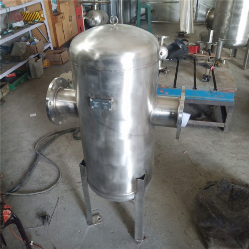 濾芯式大口徑油氣油水過(guò)濾分離法蘭連接碳鋼DN100液氣分離器