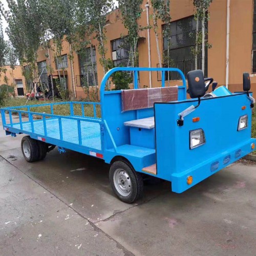 電動平板拉貨車  廠區(qū)搬運(yùn)車  倉庫用電動平板車