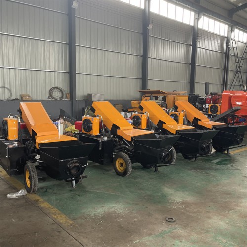 柴油機(jī)二次構(gòu)造柱泵 小型細(xì)石混凝土輸送泵