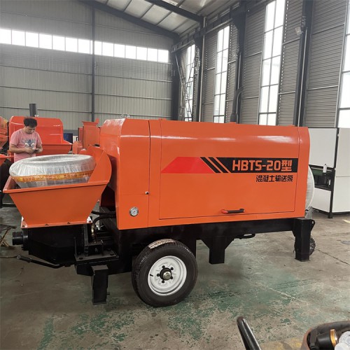 細(xì)石二次構(gòu)造柱地泵 大顆粒混凝土輸送泵