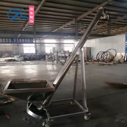 不銹鋼螺旋上料機(jī)，帶變頻調(diào)速不銹鋼螺旋輸送機(jī)