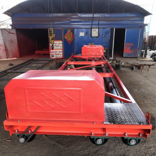 混凝土路面三軸震動梁施工視頻 水泥地面三滾筒攤鋪平整機廠家