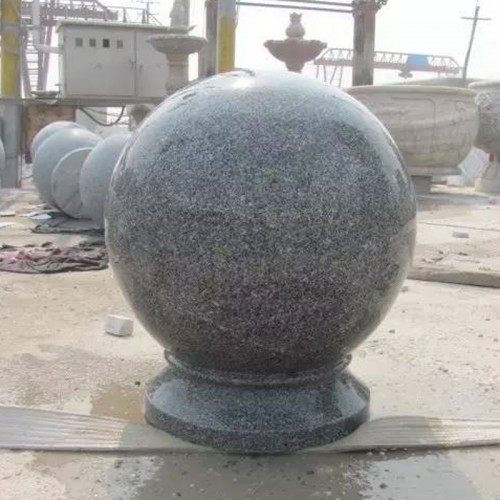 擋車石 大理石天然擋車石球