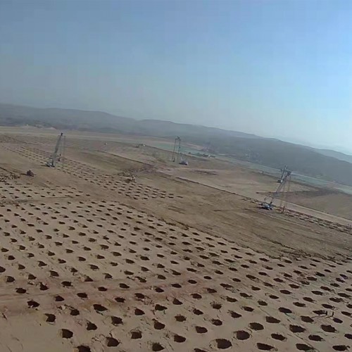 60萬噸高性能樹脂 示范項目地基處理強夯工程