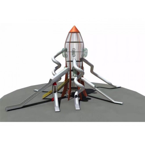 戶外兒童無動(dòng)力不銹鋼滑梯組合滑梯