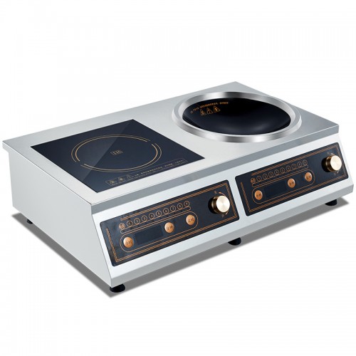 電磁爐 雙頭臺(tái)式爐 商用電炒灶定制廠家