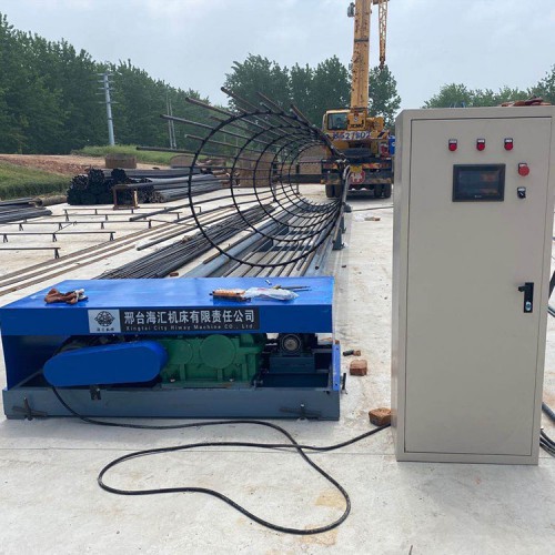 半自動(dòng)鋼筋籠繞筋機(jī) 海匯繞籠機(jī)定制 支持遠(yuǎn)程操作