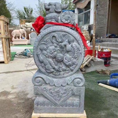 抱鼓石 石雕抱鼓石 抱鼓石門(mén)口擺件