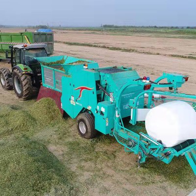 1000公斤大型青儲打捆機(jī) 噸包進(jìn)口青儲打捆包膜機(jī)
