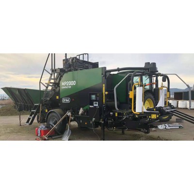 奧庫青貯打捆包膜機(jī) 噸包青貯打捆包膜一體機(jī)