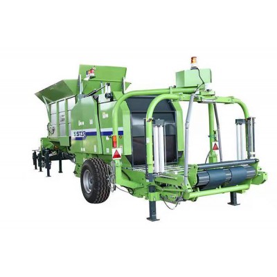 經(jīng)銷 500公斤青儲打捆包膜機(jī) 大型青貯飼料打包機(jī)
